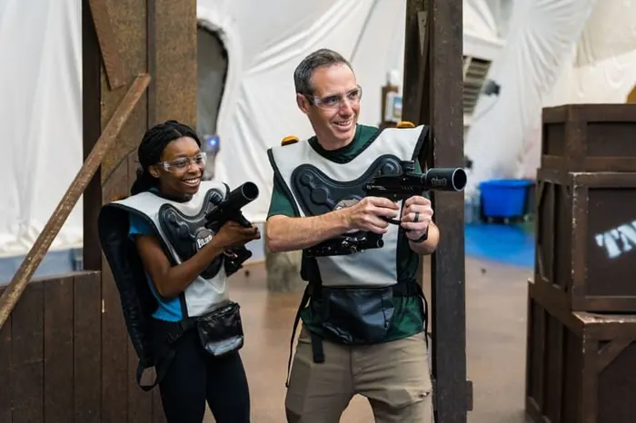 Players in the Blaster Zone